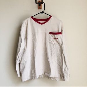 vintage air france v-neck sweater • s